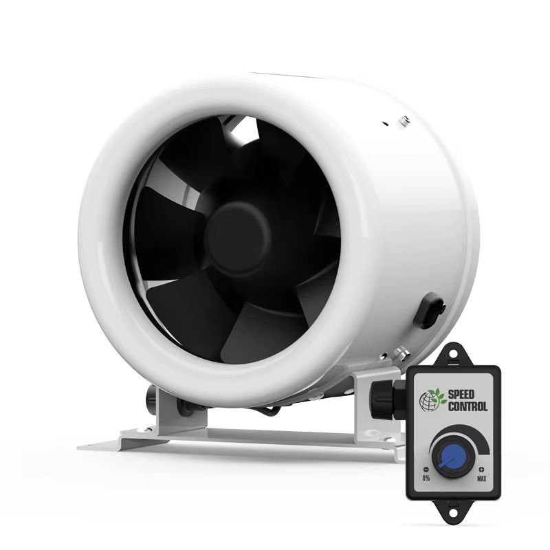 Inline Duct Fan 8 Inch - Ventilatore Inline a Flusso Misto da
