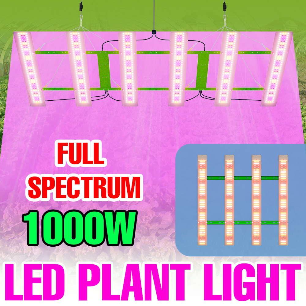 Led Grow Light 1000W Full Spectrum - Lampada LED per Coltivazione Piante a