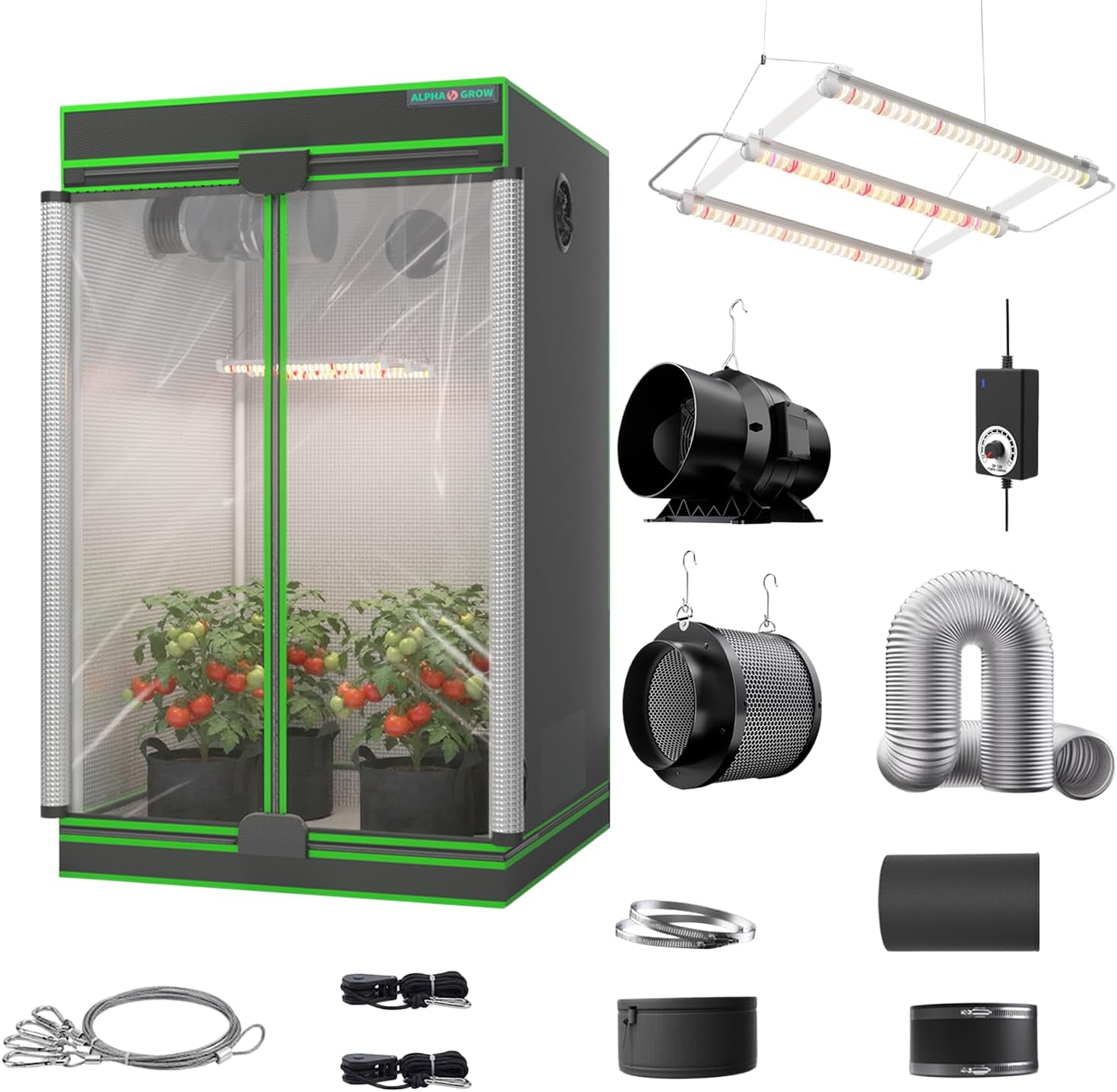 Carbon Filter Grow 6 Inch - Kit completo per la coltivazione indoor