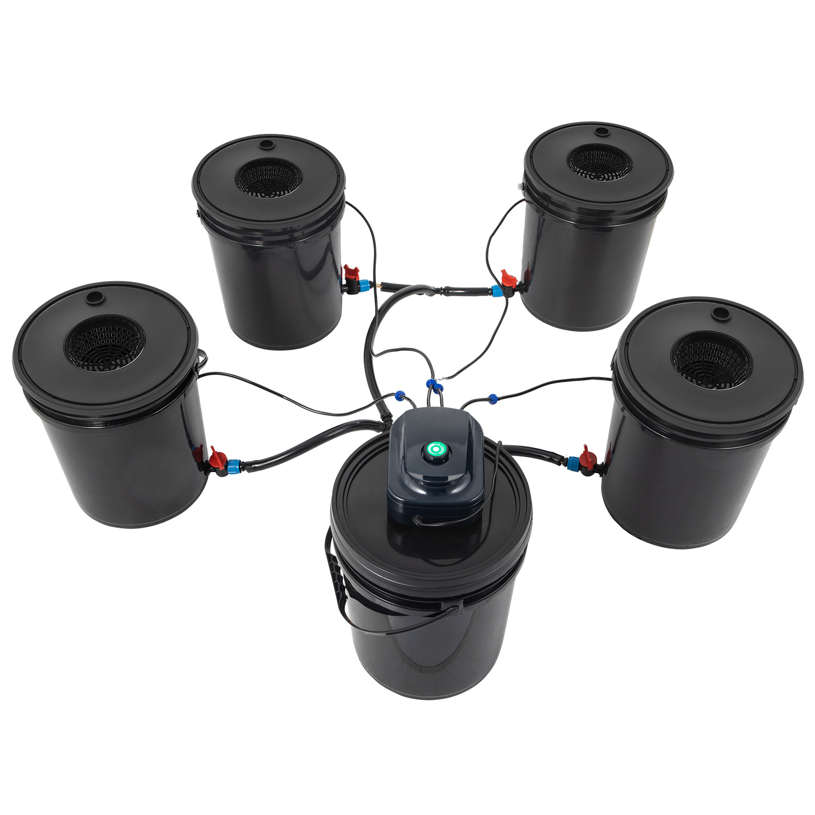Dwc Bucket System 5 Gallon - Sistema idroponico DWC, 5 secchi da