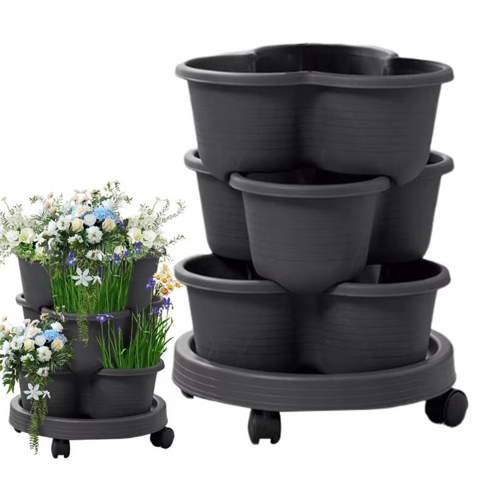 Hydroponic Tower Garden - Nuovo Vaso per Fiori Verticale Impilabile