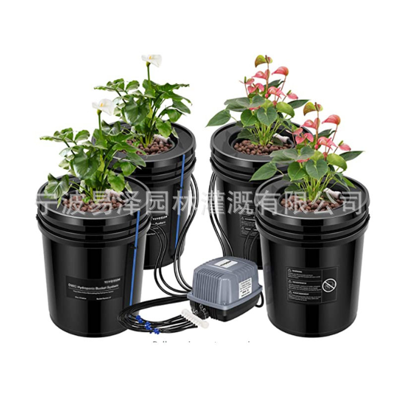 Dwc Bucket System 5 Gallon - Sistema idroponico DWC a goccia ricircolante,