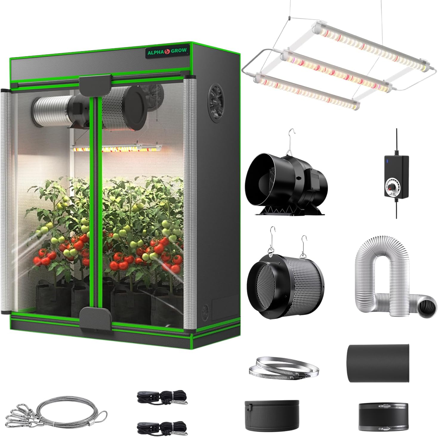 Carbon Filter Grow 6 Inch - Kit completo per la coltivazione indoor,