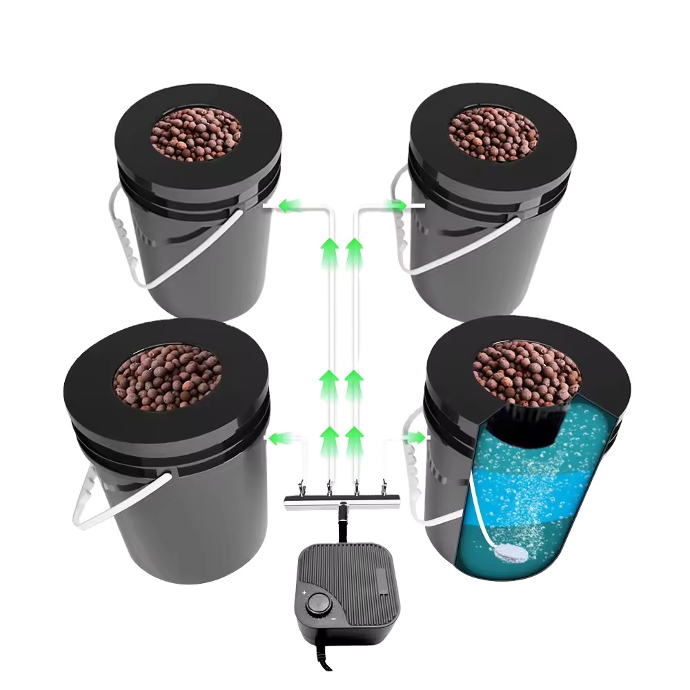 Dwc Bucket System 5 Gallon - Nuova fattoria di approvvigionamento idrico acquacoltura