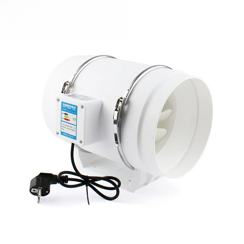 Inline Duct Fan 8 Inch - Ventilatore Estrattore Silenzioso da 6/8 Pollici