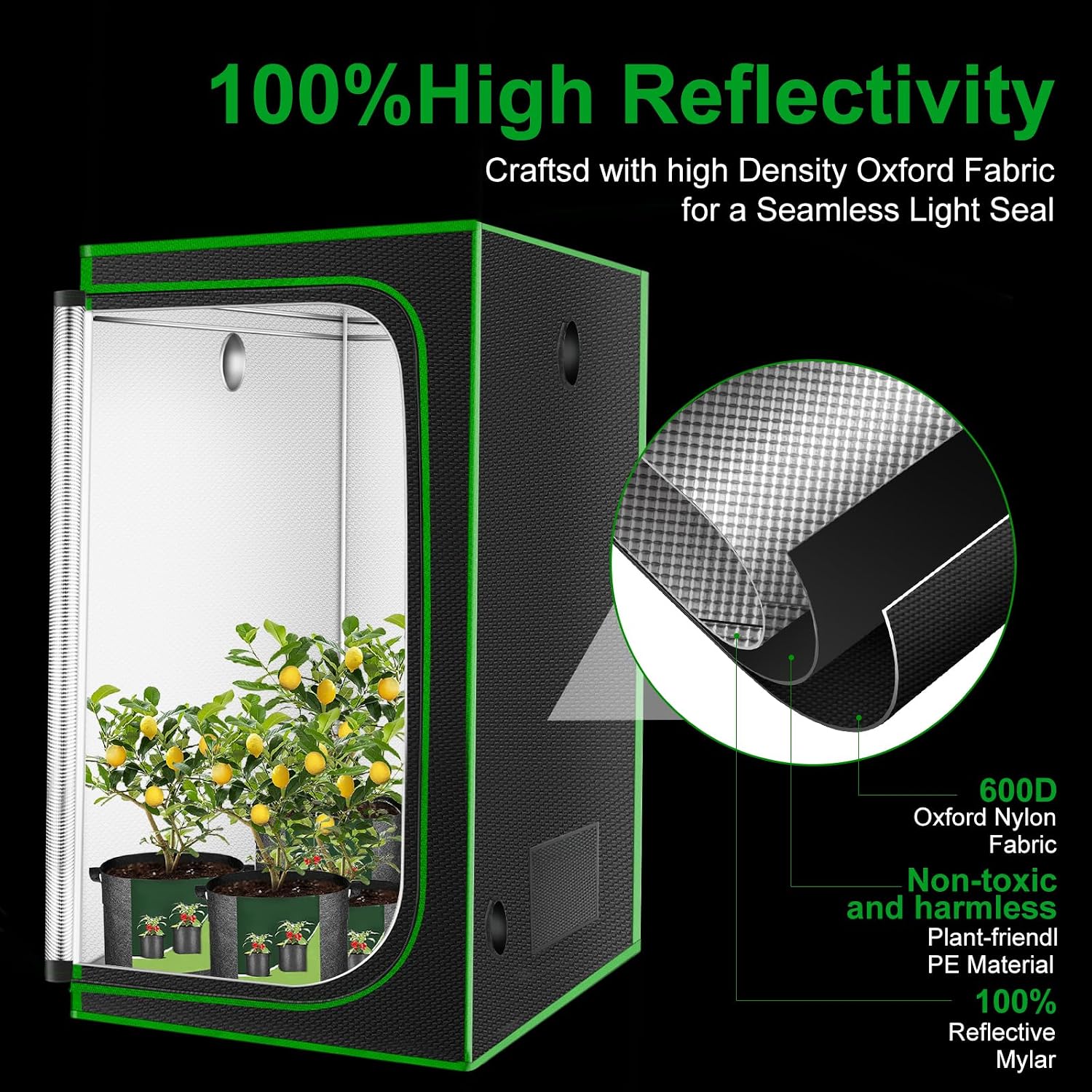 Tenda per coltivazione idropon - Grow Tent 4X4 Mylar recensione e prezzo