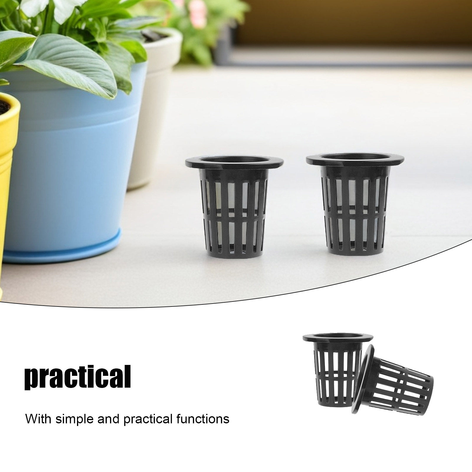 50 pezzi di cestini in plastic - Hydroponic Net Pots 3 Inch recensione e prezzo