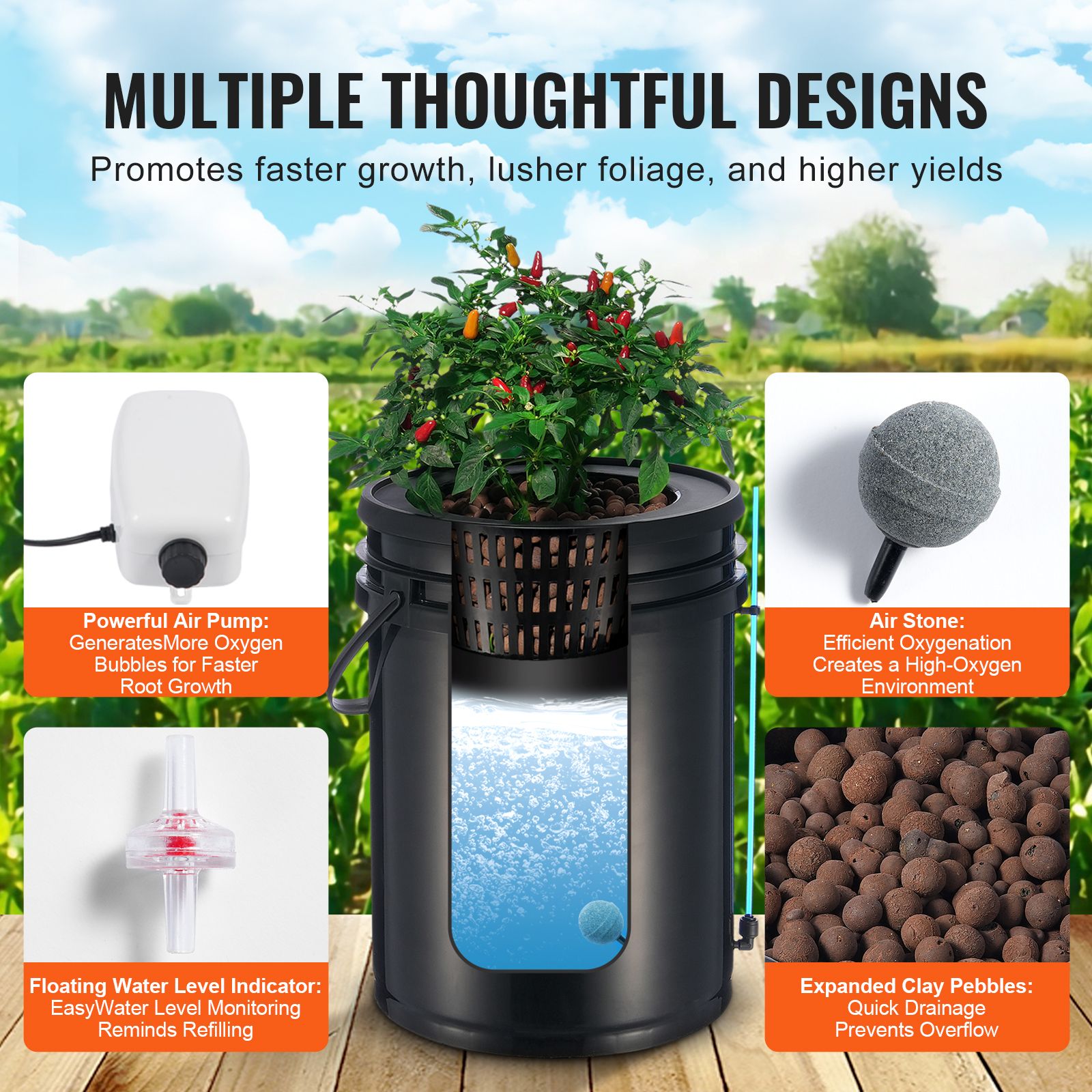 Sistema di coltivazione idropo - Dwc Bucket System 5 Gallon recensione e prezzo