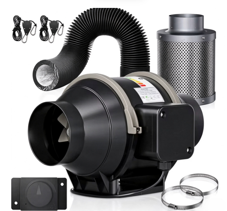 Kit di ventilatore da incasso  - Carbon Filter Grow 6 Inch recensione e prezzo