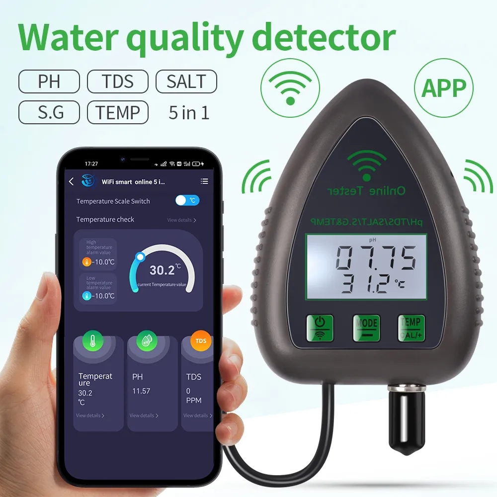 Tester di qualità dell'acqua 5 - Ph Ec Meter Hydroponic recensione e prezzo