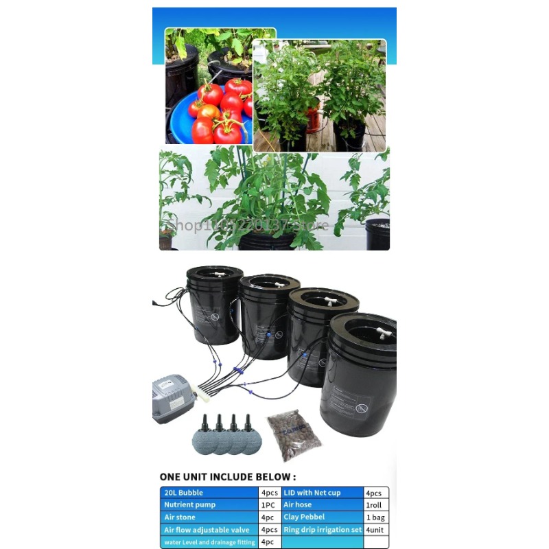 DWC Ricircolo di sistema idrop - Dwc Bucket System 5 Gallon recensione e prezzo