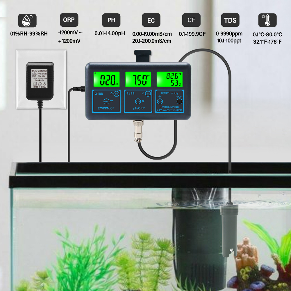 Misuratore PH WiFi Temp TDS (p - Ph Ec Meter Hydroponic recensione e prezzo