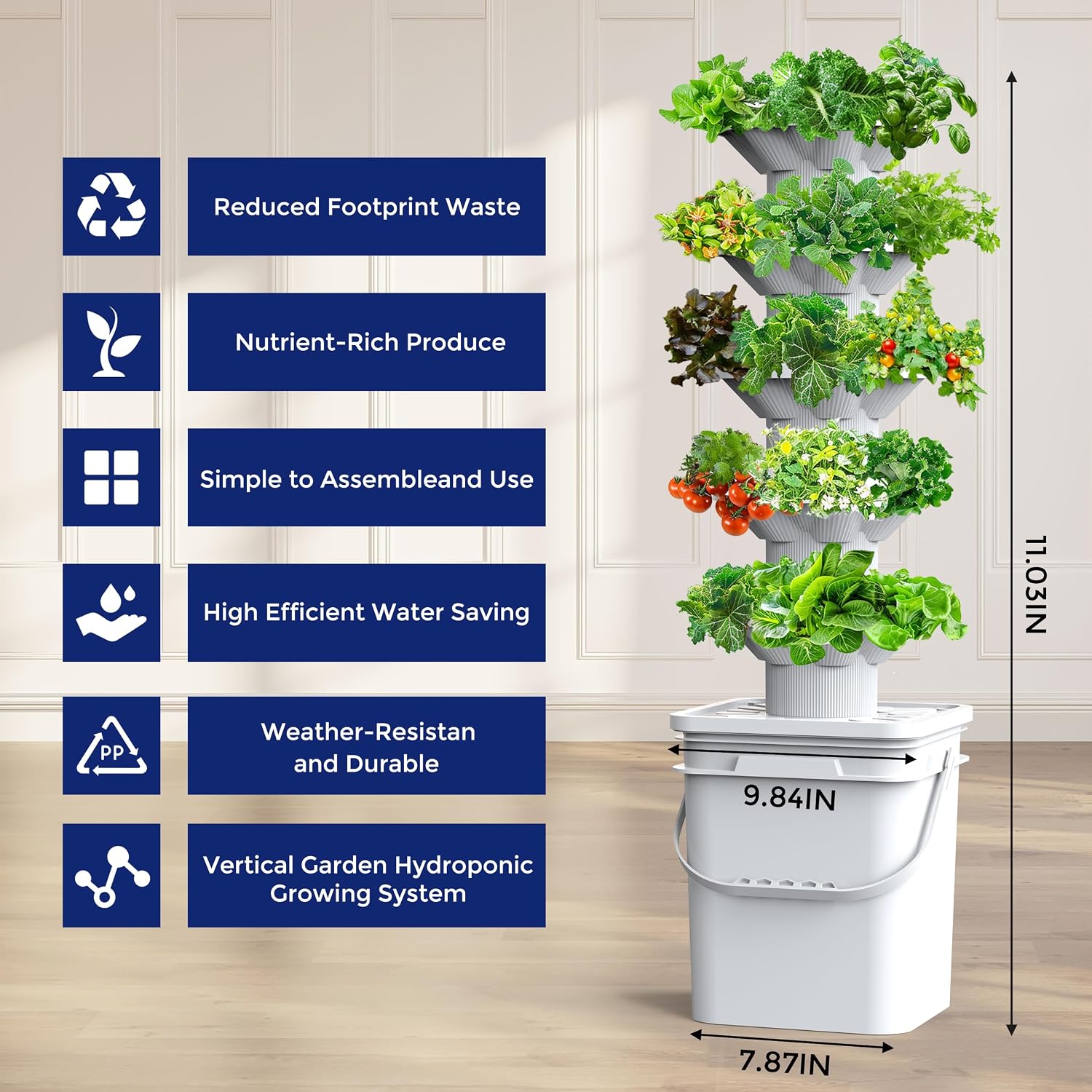 Kit Sistema di Coltivazione Id - Hydroponic Tower Garden recensione e prezzo