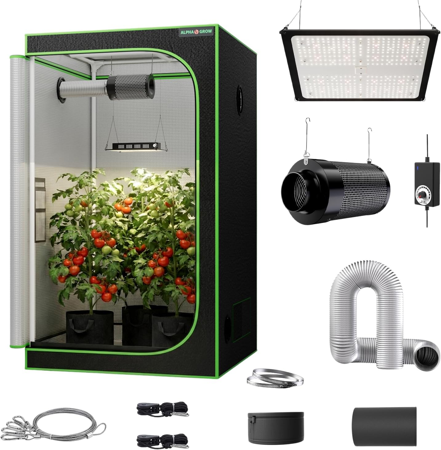 Kit completo per la coltivazio - Grow Tent 4X4 Mylar recensione e prezzo