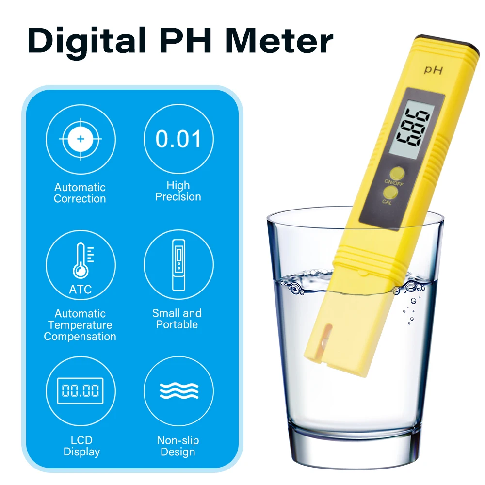 Digital PH Tester Meter penna  - Ph Ec Meter Hydroponic recensione e prezzo