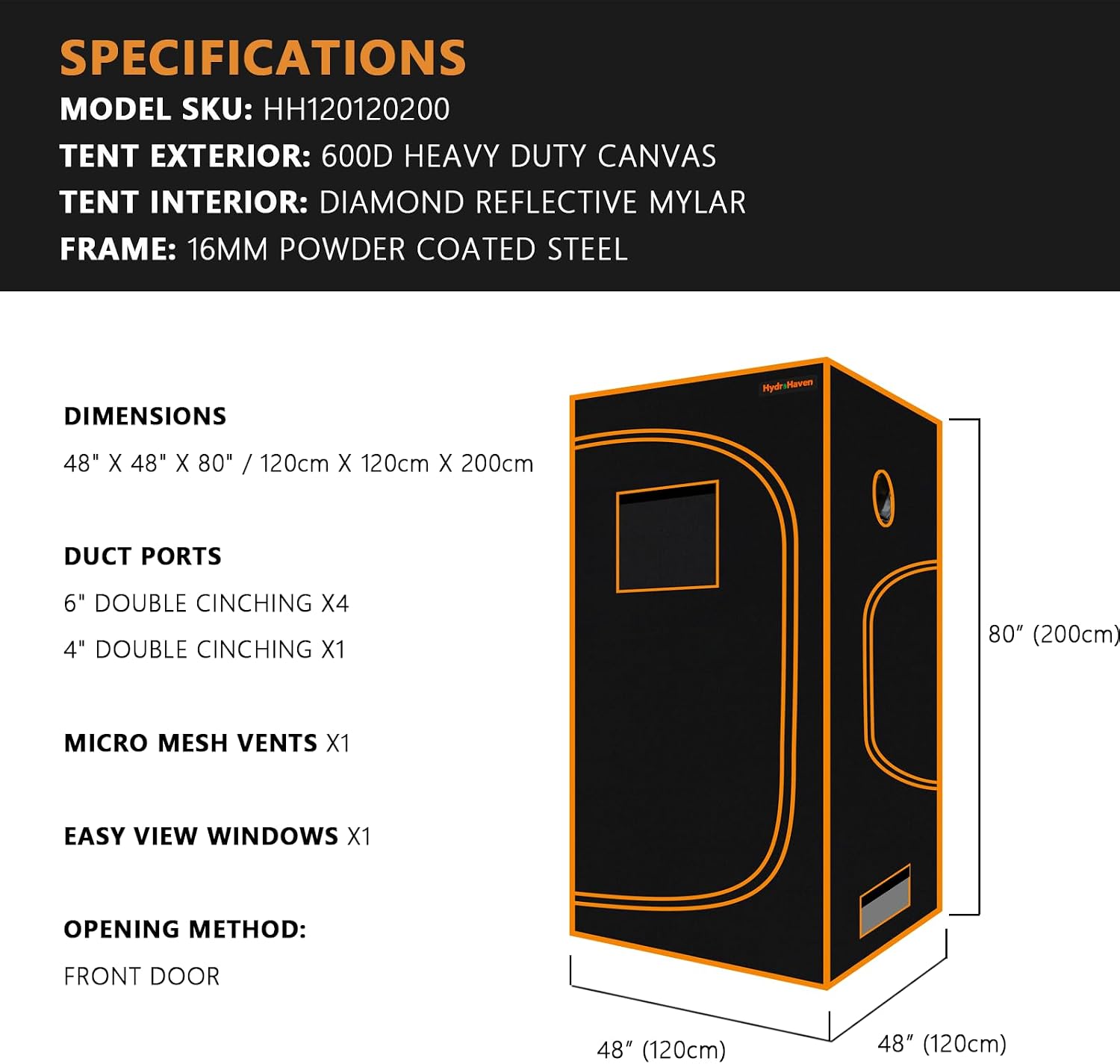 Tenda per la coltivazione idro - Grow Tent 4X4 Mylar recensione e prezzo