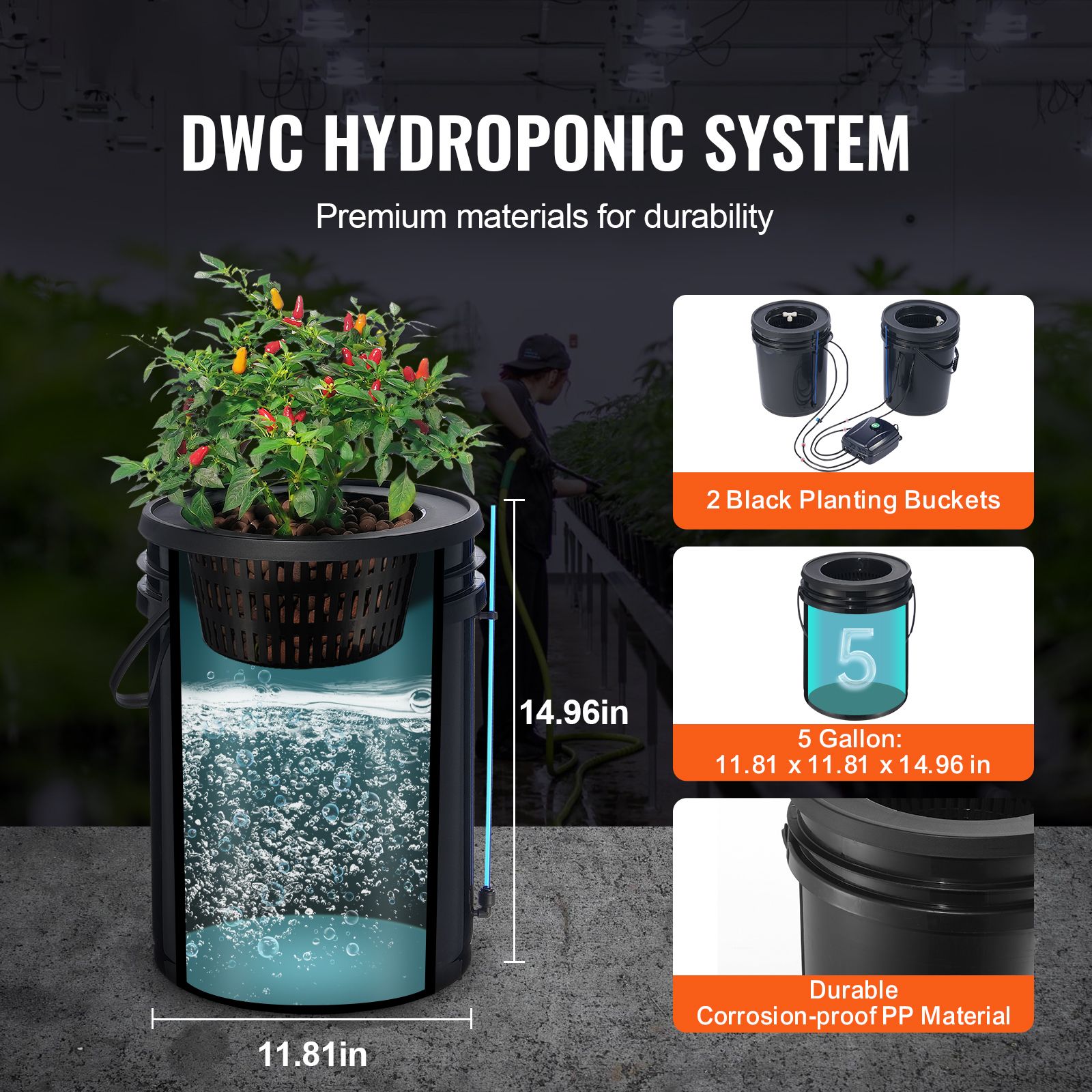 Sistema di coltivazione idropo - Dwc Bucket System 5 Gallon recensione e prezzo