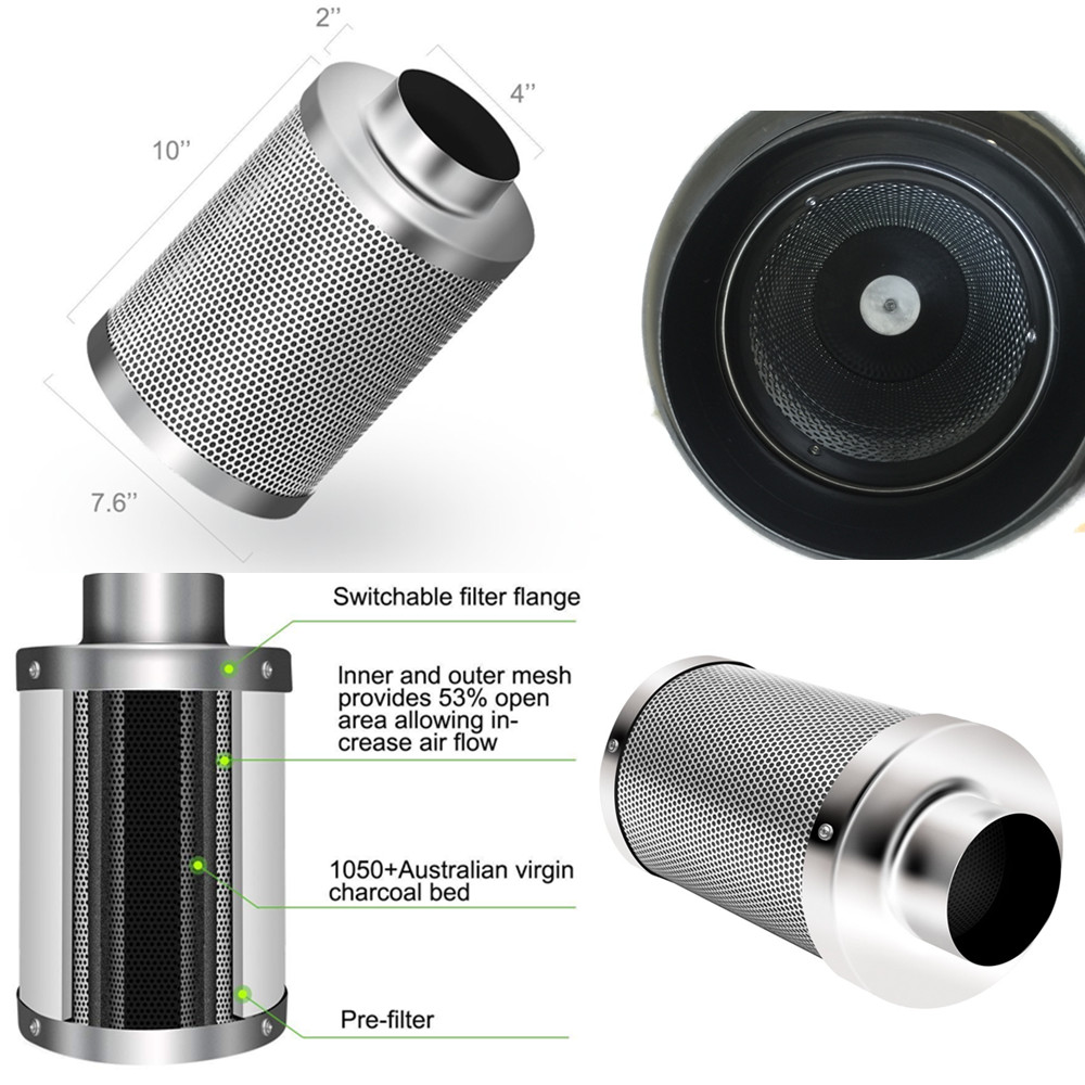 Ventilatori centrifughi e filt - Carbon Filter Grow 6 Inch recensione e prezzo
