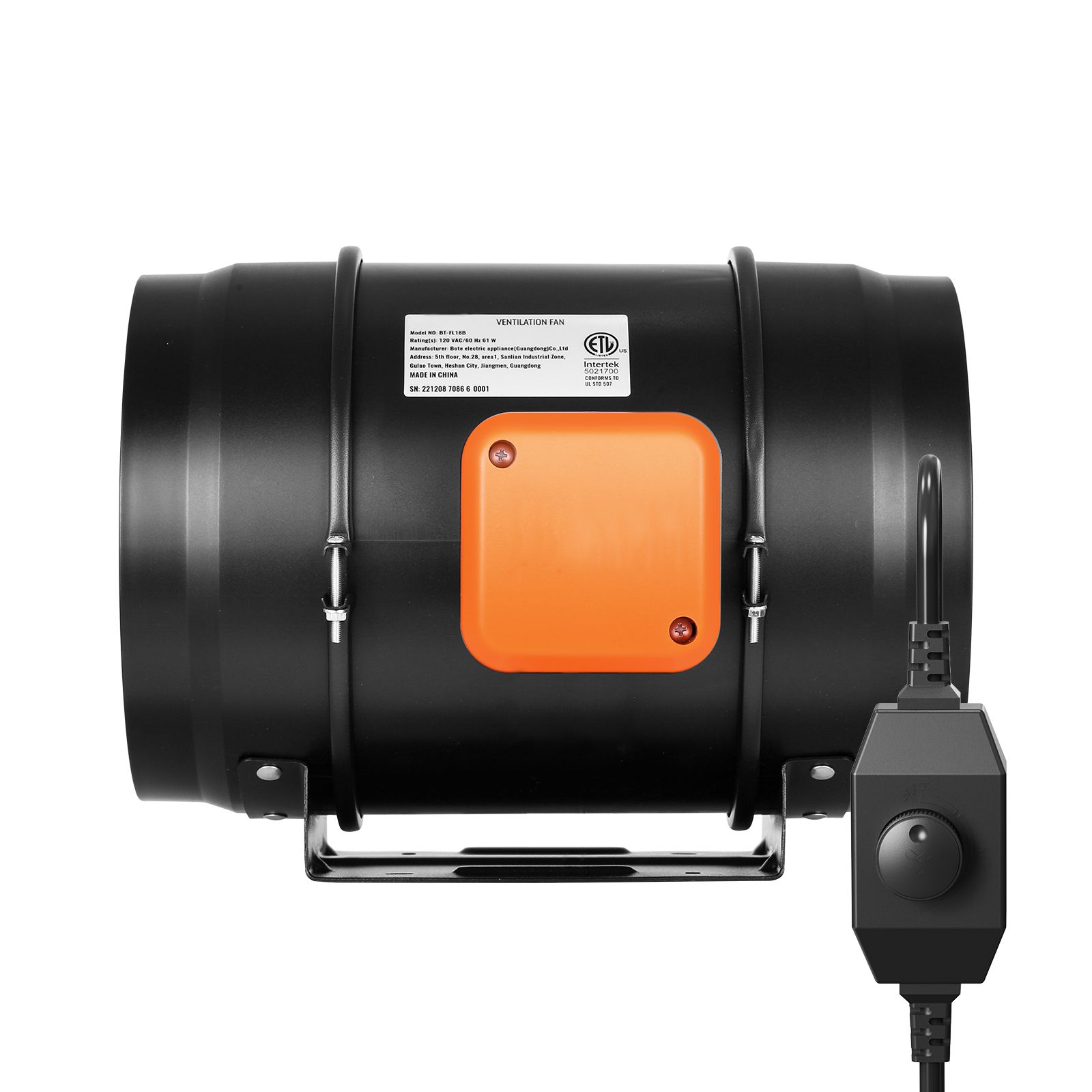 Ventilatore da condotto in lin - Inline Duct Fan 8 Inch recensione e prezzo