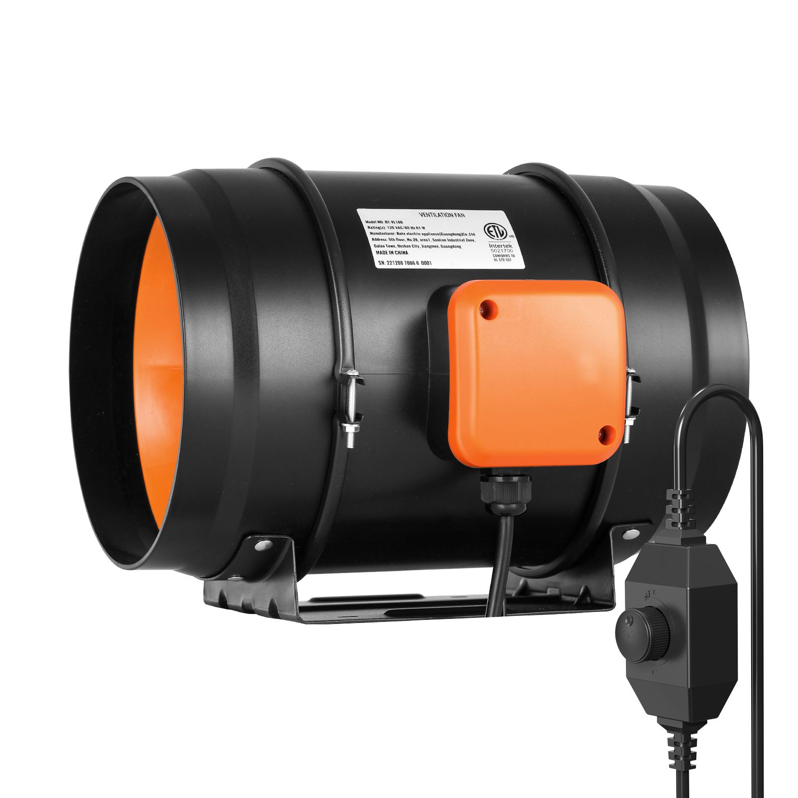 Ventilatore da condotto in lin - Inline Duct Fan 8 Inch recensione e prezzo