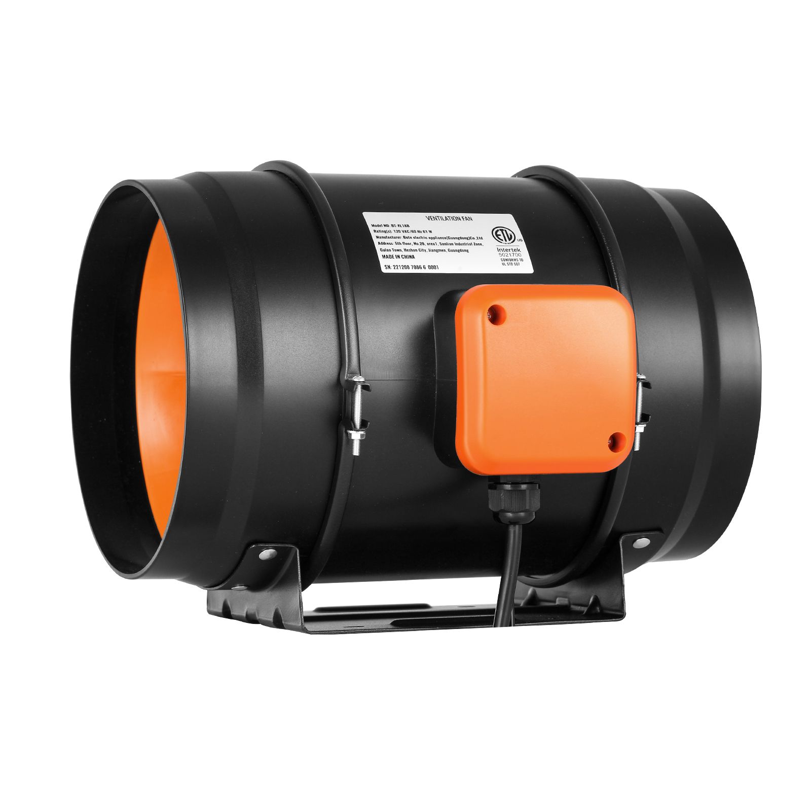 Ventilatore da condotto in lin - Inline Duct Fan 8 Inch recensione e prezzo