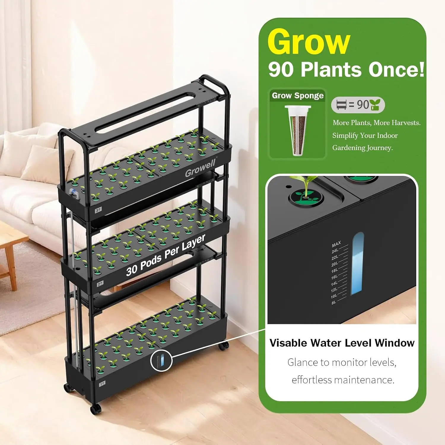 Grande Kit per Sistema di Colt - Hydroponic Tower Garden recensione e prezzo