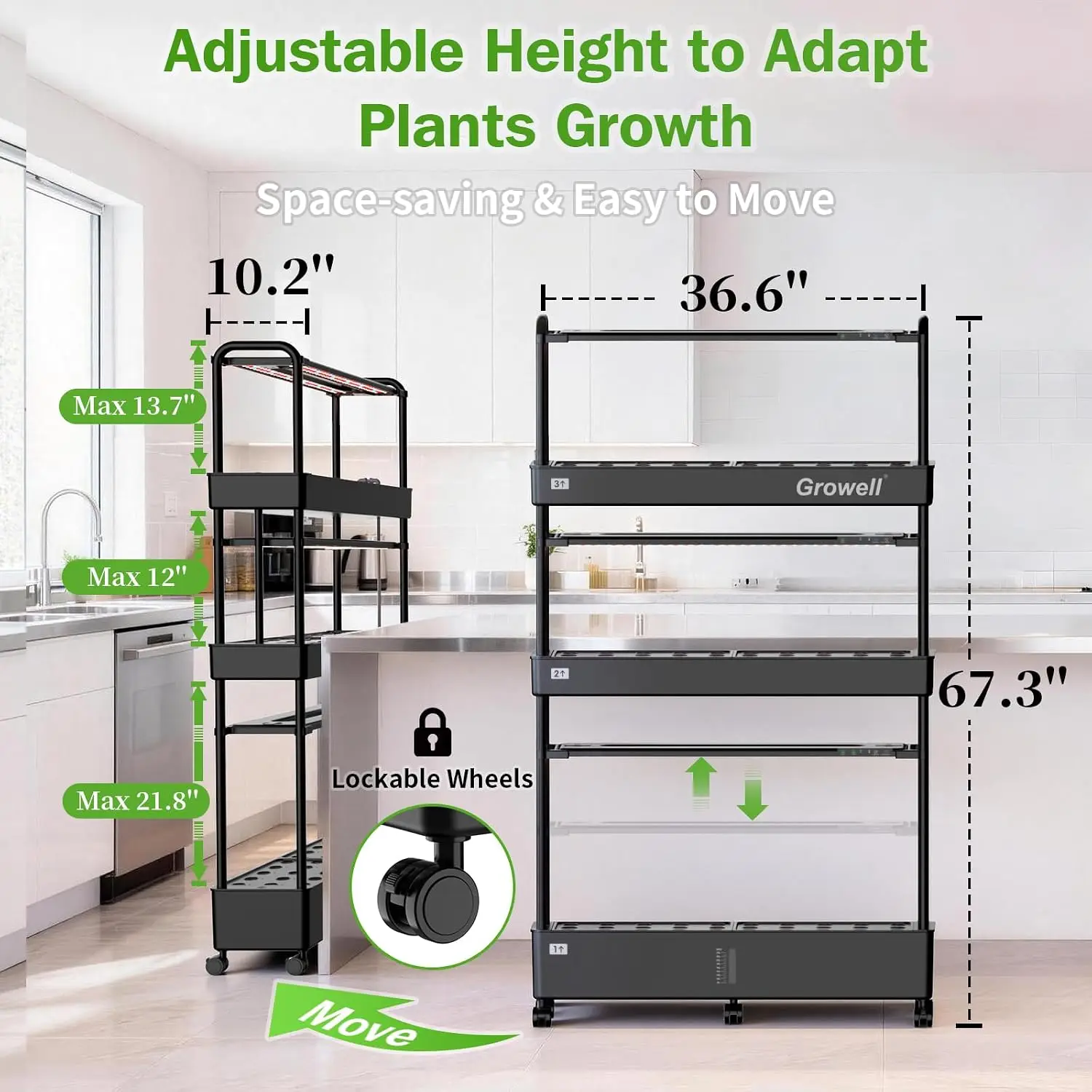 Grande Kit per Sistema di Colt - Hydroponic Tower Garden recensione e prezzo
