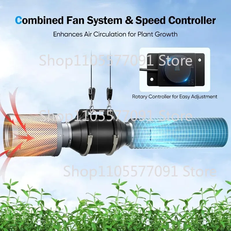 Kit di ventilatore da incasso  - Carbon Filter Grow 6 Inch recensione e prezzo